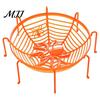Durable Halloween Bowl Spider Web Basket, Plastic Cobweb Design Fruit Serving Bowl, Treat High-quality or Trick Candy Holder for Dinner Table,