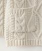 Sseomweeobeoteo Posy Cable Wool Knit - Ivory