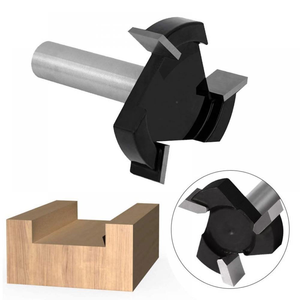 1/2inch Shank 2inch Cutting Diameter  Wood Milling Cutter Planer CNC Spoilboard Surfacing Router Bits, Planing Bit Woodworking Tool