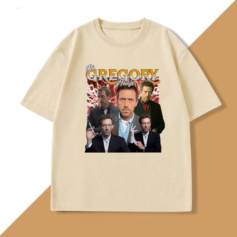 Dr Gregory House Funny T Shirt Fuuny Meme Tee Shirt Fashion Cotton Short Sleeve 90S Unisex Clothing Personality Streetwear Tops