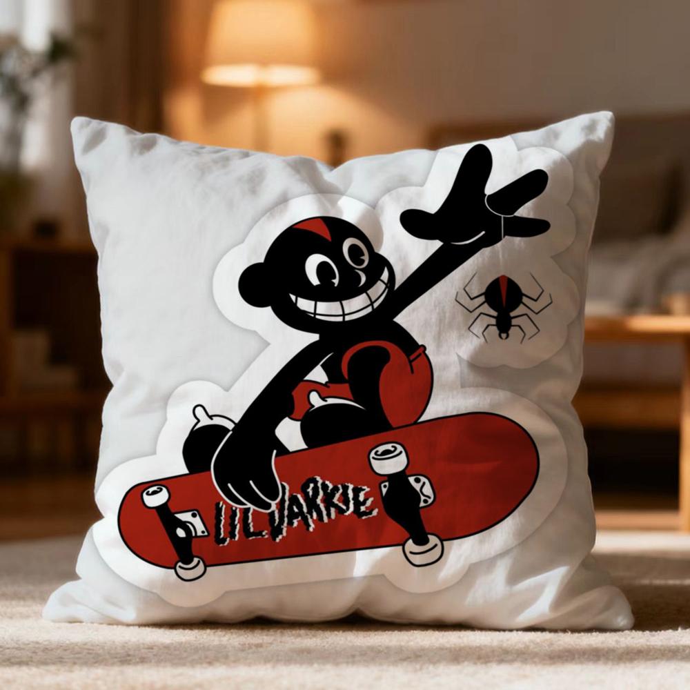 

Hot L-Llil darkieed Cushion Cover Soft Washable Pillow Case Multi-Scene for Couch Bed Travel Office Use 30cmx30cm