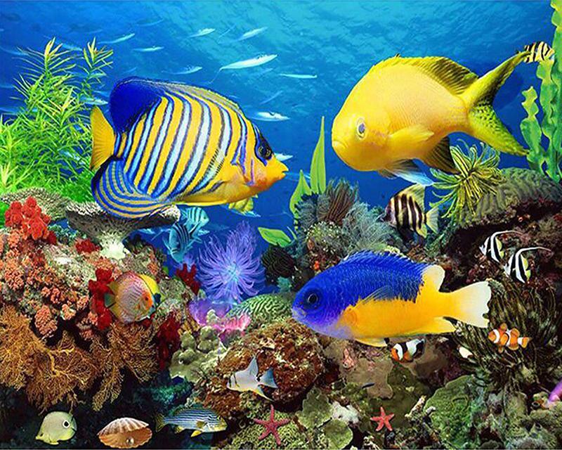 Diamond Embroidery Tsunami Animal Seagull Handmade Gift Diamond Painting Horse Animal Flower Full Square Round Drill Needlework Handmade Gift