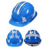 Reflective Safety Hard Hat With Adjustable Strap For Construction Workers And Night Cyclists Practical ABS Plastic