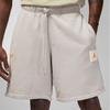 Jordan X Shelflife Collaborative Pure Logo Patch Drawstring Straight Shorts Men Bottoms Grey DV7005-016