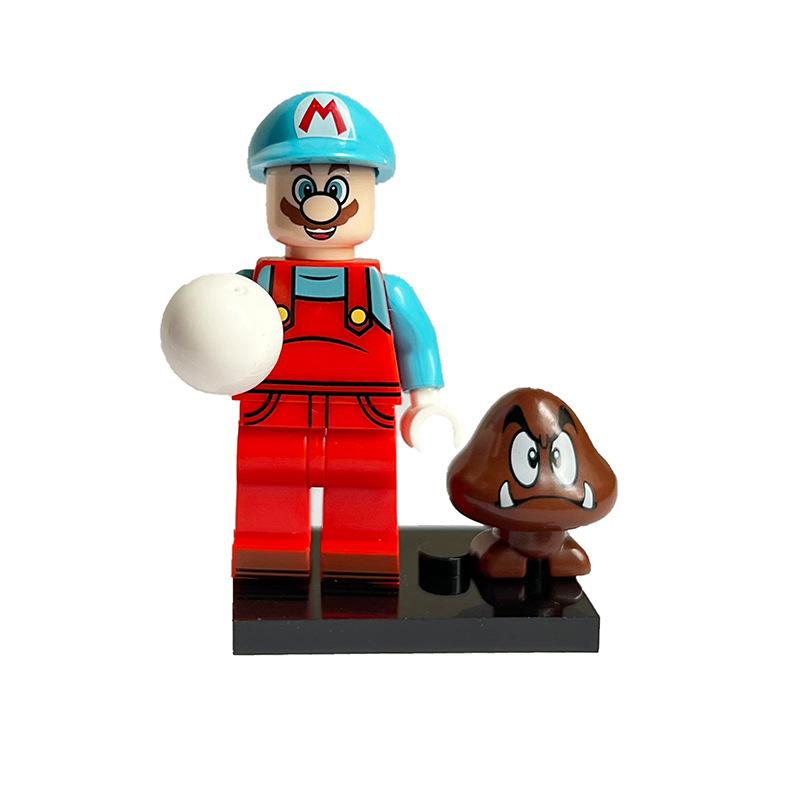 Ninja Warrior Superhero Doll With Weapon Single Building Block Assembly Toy