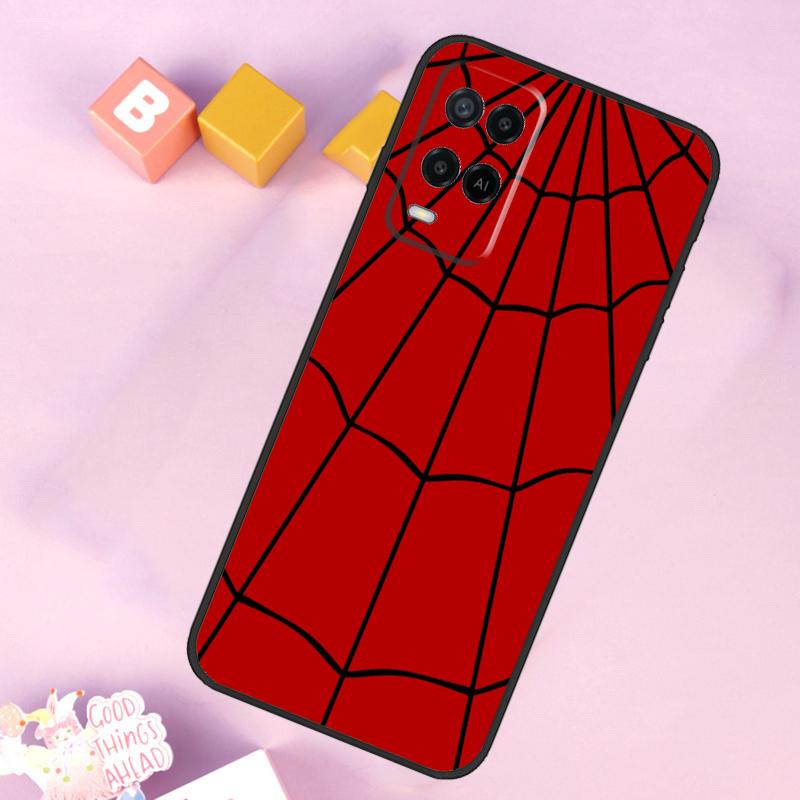Spider Web Case For Oppo A54 A74 A94 A40 A60 A80 A18 A38 A58 A78 A98 A96 A76 A16 A15 A17 A57 A5 A6 Pro