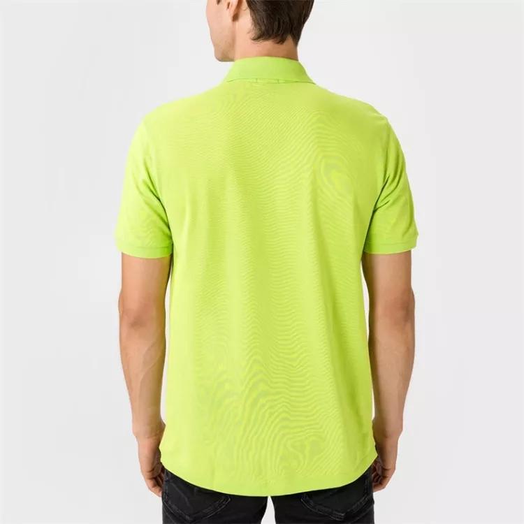 HUGO BOSS Polo Shirts Men's Yellow Polo Collar Moderate Straight Fit 50425985-10108581-321