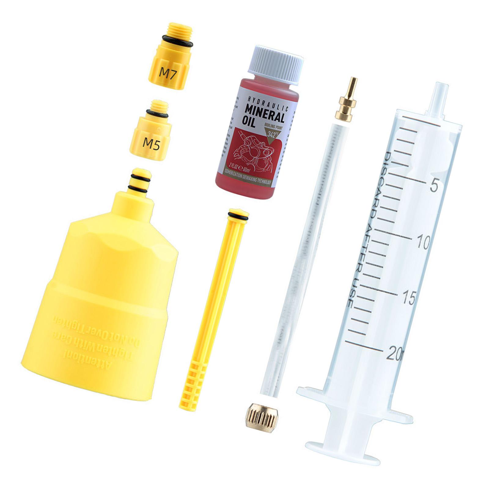 

Универсальный набор для прокачки гидравлических тормозов горных велосипедов, набор для прокачки дисковых тормозов минеральным маслом, инструмент для ремонта тормозов велосипедов, долговечный