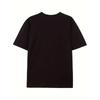 Europäische Größen Lustiges Hahnenmotiv mit Raucher-Grafik T-Shirt - Schwarzes Neuheits-Hähnchen-T-Shirt für Herren - Leichtes Rundhals-Shirt
