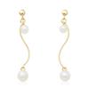 [Official] ESTELLE Women's Earrings In 10K Yellow Gold with June Birthstone Freshwater Pearl (Product Code: 0242-0830-0019-0000)