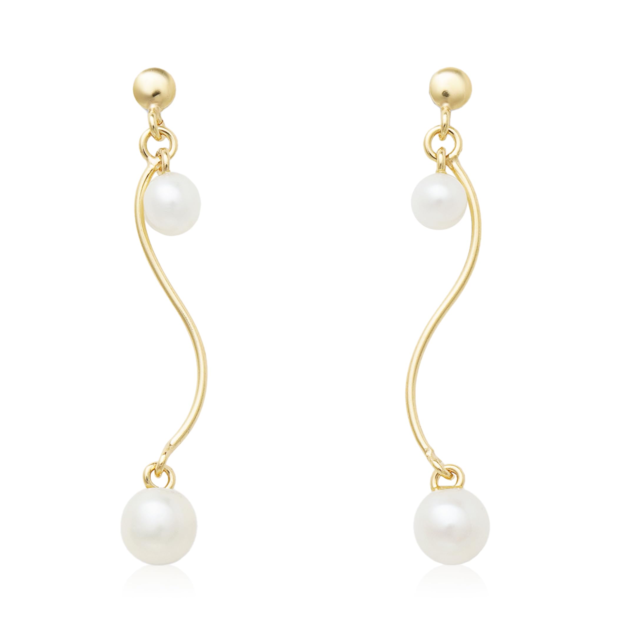 

[Official] ESTELLE Women s Earrings in 10K Yellow Gold with June Birthstone Freshwater Pearl (Product Code: 0242-0830-0019-0000)