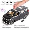 1/24 Scale Lexus LM300 Alloy Diecast Model Car To, Pull Back Metal Vehicle with Light and Sound for Kids Adults Gift Collection