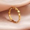 Skyrim Stainless Steel Open Star Ring Women Girls Trendy Minimalist Adjustable Ring Party Jewelry Lover Gift Wholesale 2026