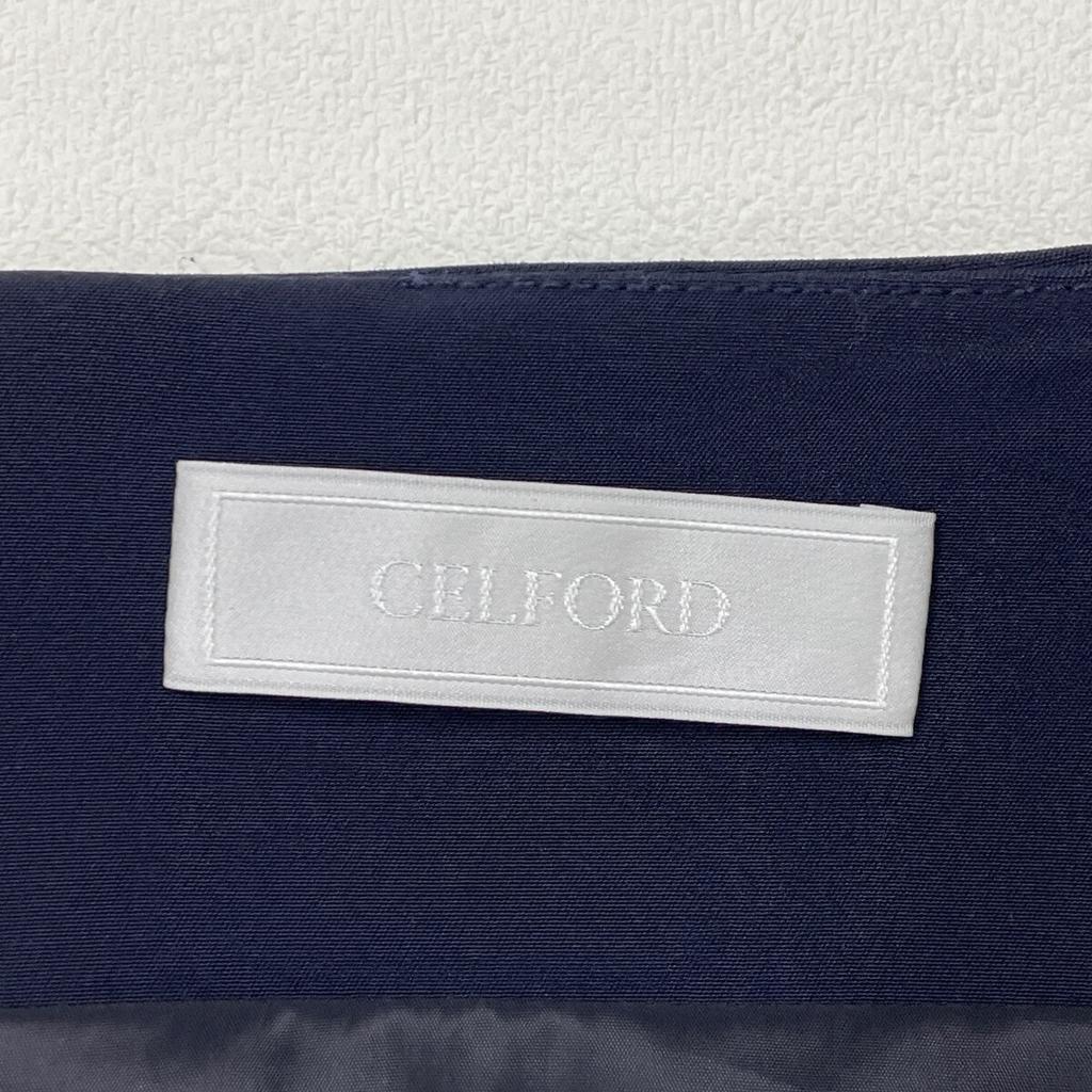 CELFORD CWF0201025 Navy Fit and Flare Short Sleeve Dress Dress 34 NavyUsed