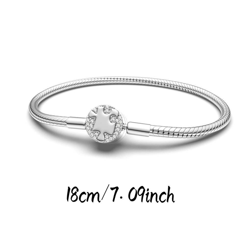 Manyilus Bracelets for Couples Bracelet Charm Silver 925 Jewelry Girls Fit Original Bracelet Women Real 925 Charms Plata Paired