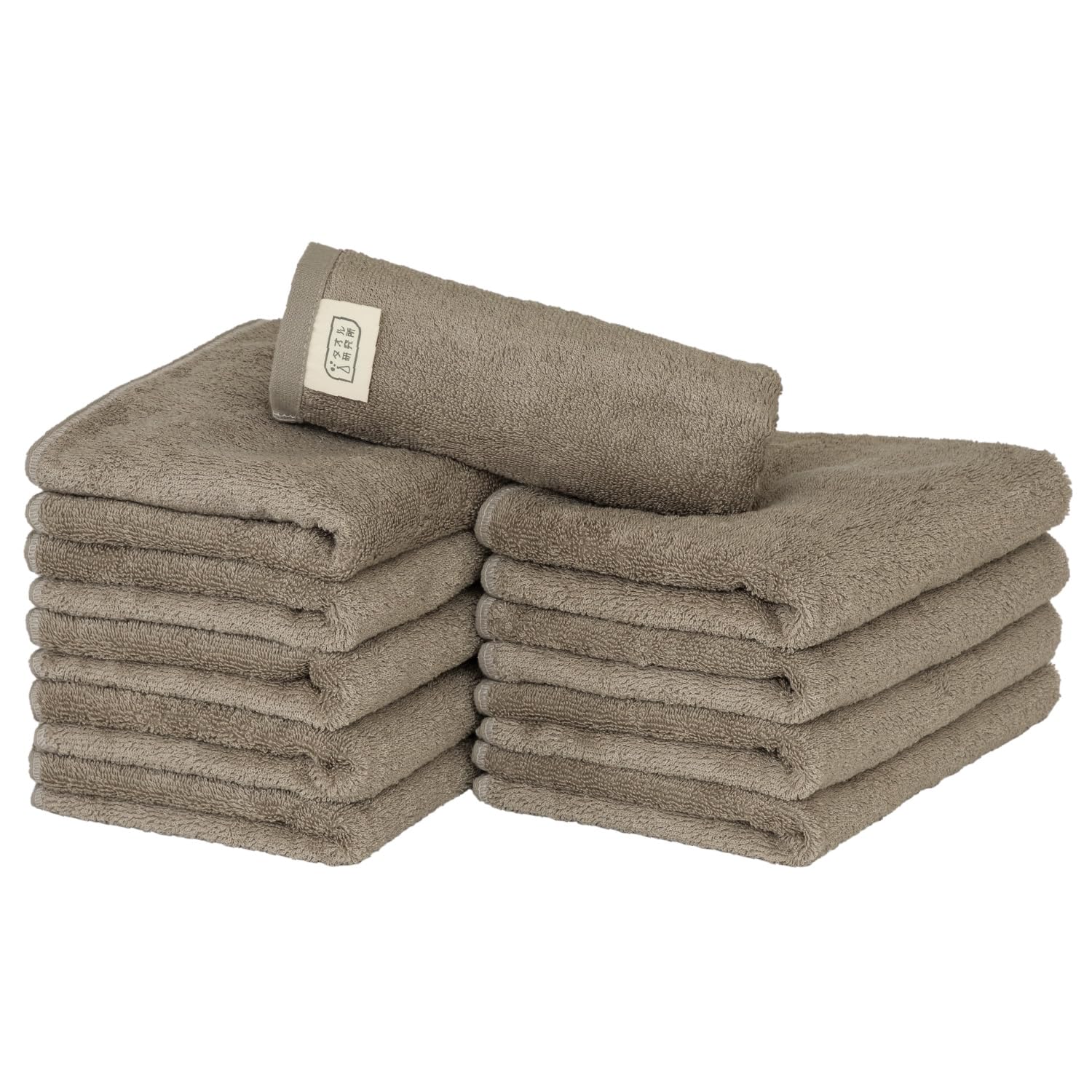 

Towel Laboratory Dry Face Warm Pack of Collaboratively Designed with and JapanTechnology [Speed 3D] #009 Towels, Gray, 10, Quick-Drying,