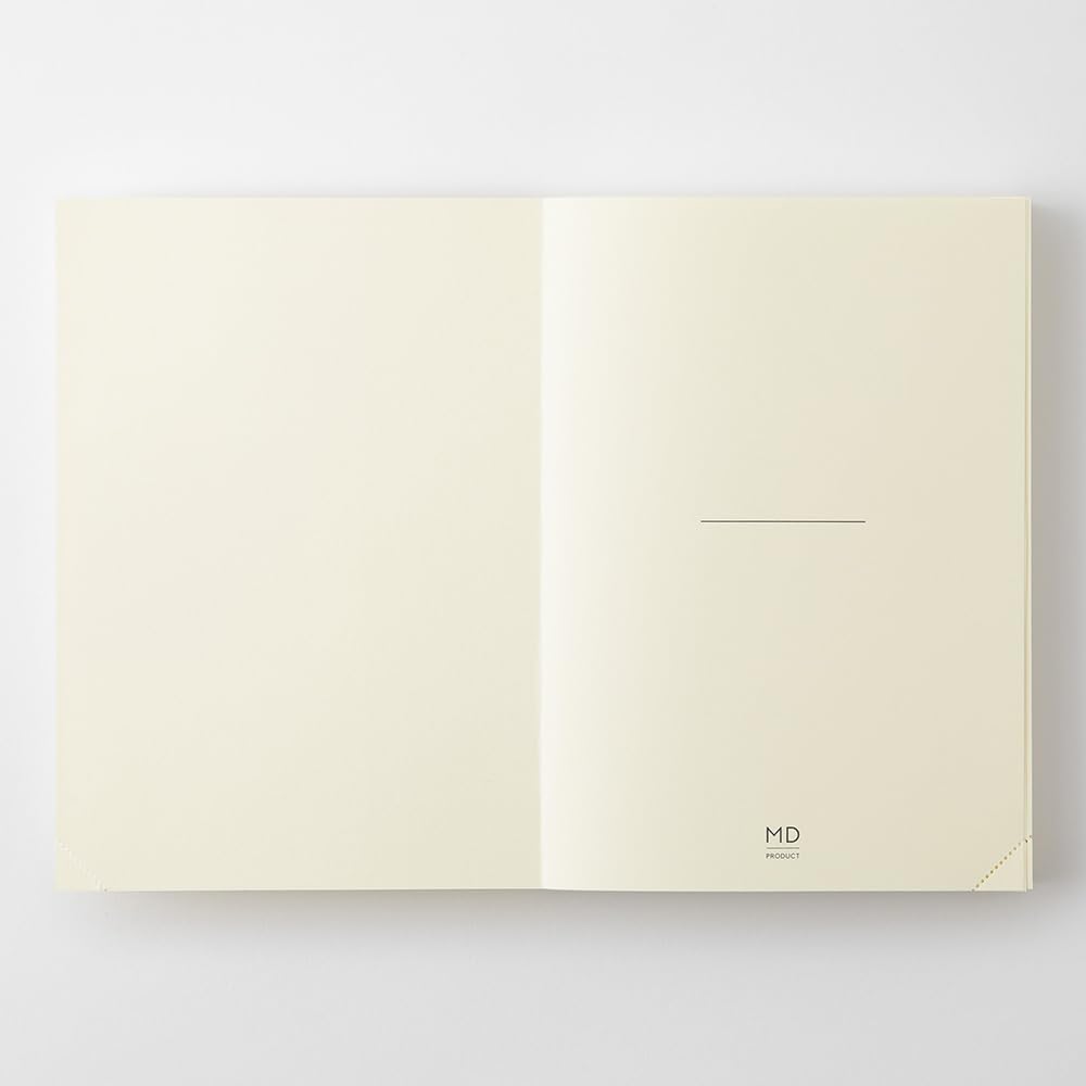 DESIGNPHIL Midori MD Notebook - Blank 1 Day 1 Page, No Lines, B6 Size, 15389006