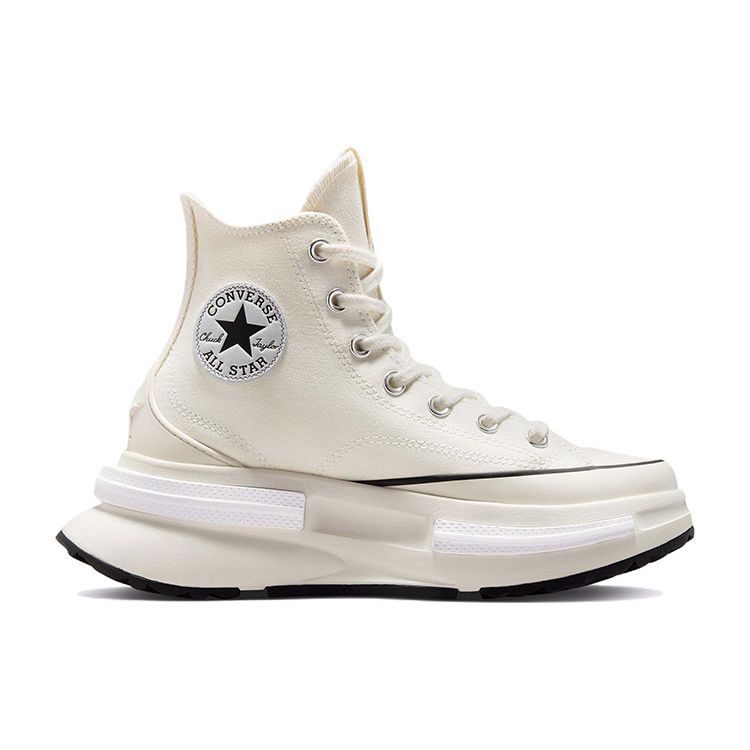 Converse Run Star Legacy CX High Egret Unisex Sneakers Cream Black White A00868C
