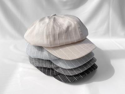 Gorra de Béisbol Rayada Unisex para Mujer Niño Gorra Básica