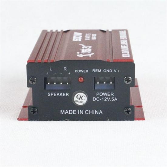 Автомобильный усилитель 2-канальный 12В Мини Hi-Fi 500Вт Бас Сабвуфер