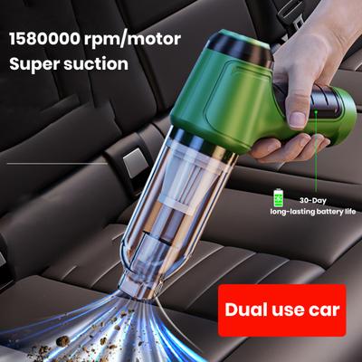 Kablosuz Araba Elektrikli Süpürge 9000Pa Güçlü Emiş Düşük Gürültü Şarj Edilebilir Islak Kuru Kullanım Mini Elektrikli Süpürge Taşınabilir Hava Üfleyici