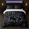 The Cure Print 3Pcs Bedding Set Duvet Cover With Two Pillowcases Soft Bed Linen For Household Bedroom