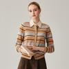 Zhao Jun Women's Striped 100% Cashmere Cardigan