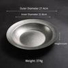 Stackable Vintage Tableware Frosted Dish Dessert Plate Set New Metal Dinner Plate  Home Kitchen