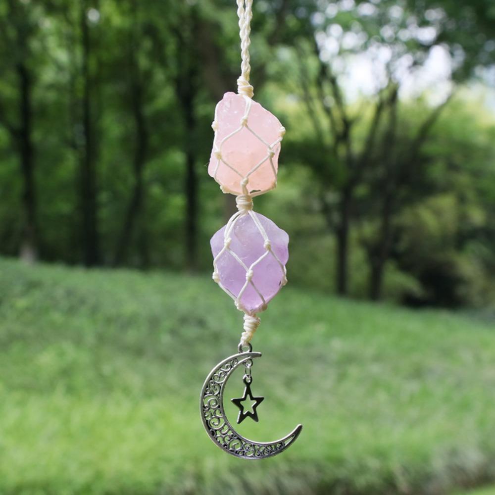 

Загадочный подвесной кристалл для автомобиля, натуральный кристалл для автомобиля, подвеска, аксессуары для интерьера Style 3