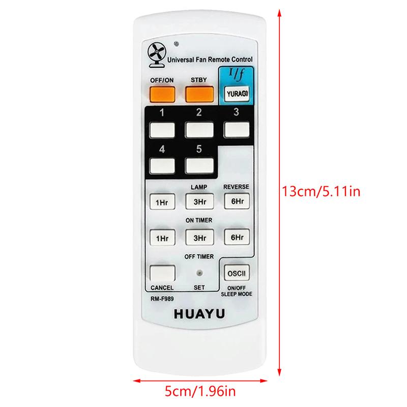 Universal Fan Remote Controller Fan Remote Control Fan Hub On/Off Timer Controls