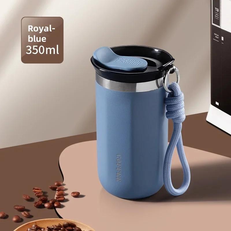 Thermal Mug Insulated Water Cup Business Office 304 Stainless Steel Portable Cold Coffee Cup Gift Cup Leakproof Travle Drinkware