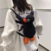 Penguin Cartoon Kids Backpack With Breathable Nylon And Animal Pattern For Preschool Children