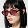 New European and American simple casual versatile round frame personalized trend men's and women's sunglasses outdoor travel sunglasses