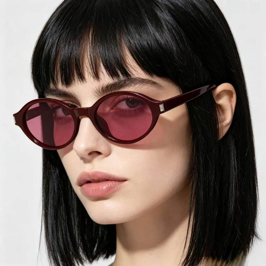 New European and American simple casual versatile round frame personalized trend men's and women's sunglasses outdoor travel sunglasses