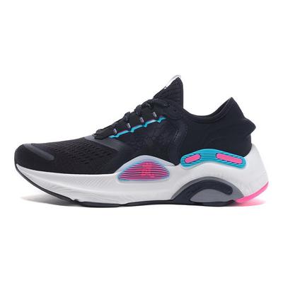 Li Ning Arashi Plus Cushioning Rebound Cushioning Rebound Low Top Running Shoes Women's Standard Black ARHQ078-5