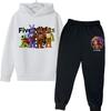 FNAF Five Nights At Freddys Sweatshirt Set Fleece Kids Sweatpants Boys Jacket Girls Clothes Spring Autumn Hoodie Birthday Gift