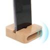 Supporto per Cellulare in Legno Supporto Amplificatore Sonoro per Cellulare Supporto per Cellulari in Legno con Amplificatore Sonoro Portacellulari da Scrivania