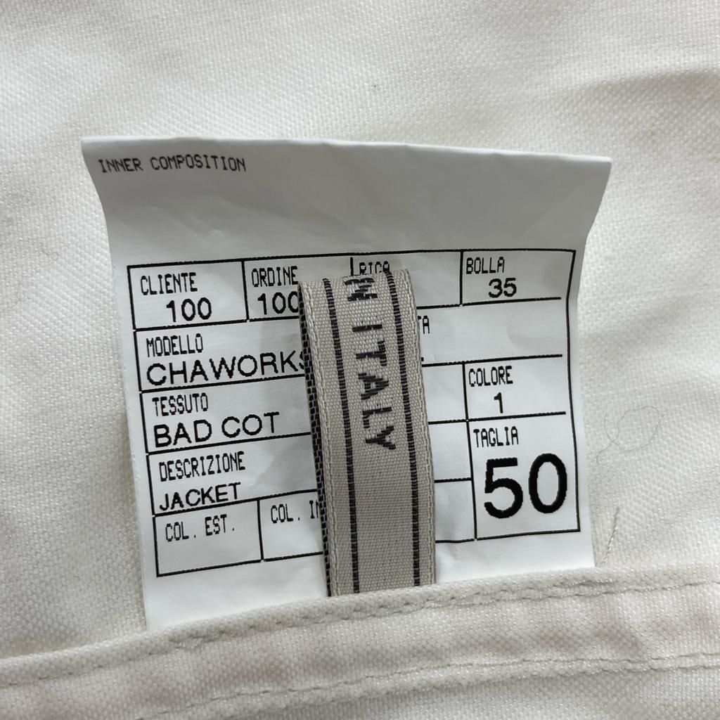 RR White CHAWORKS Coverall Jacket Jacket 50 whiteUsed
