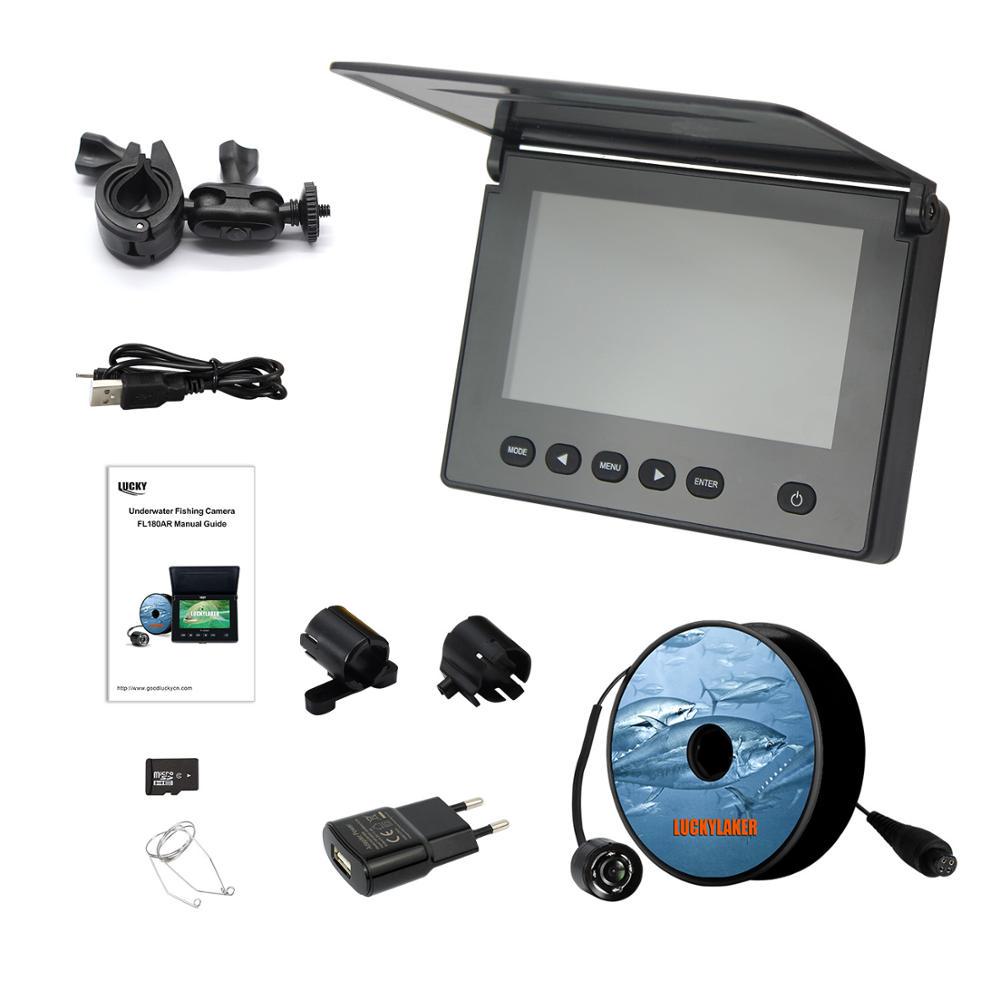 1PC Portable Underwater Fishing&Inspection Camera Night Vision Camera 4.3 Inch Waterproof Ice/Sea Fishing