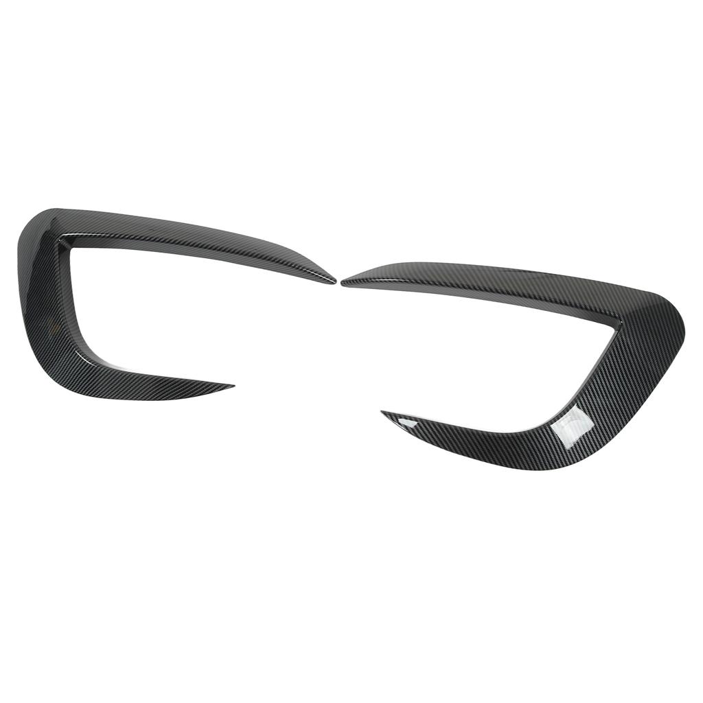 2 Pcs Front Fog Light Trim Cover Eyebrow Frame Bumper Spoiler Trim Replacement for 2020 to 2023