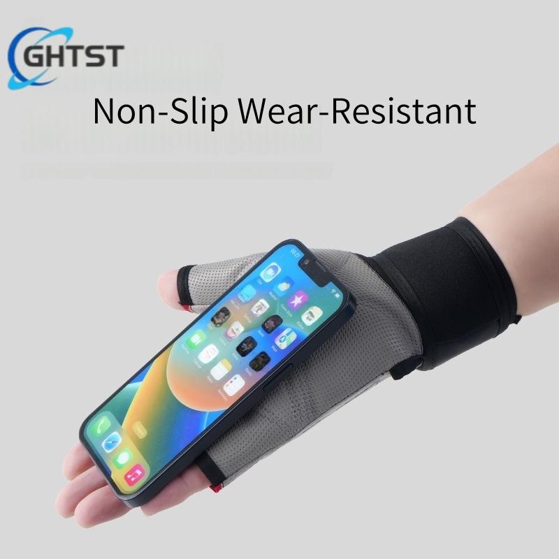 Breaking Cycling Half Finger Gloves Fitness Anti-slip Bicycle Mittens Racing Keep Fit guantes gym Road Bike MTB Guantes