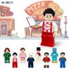 8PCS M8073 City Police Building Blocks Set – Police Officer Mini Figures, DIY Community Helper Toys for Kids