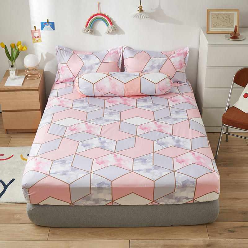 Queen Bonenjoy Size Fitted Bed Sheet With Elastic Band King Size Bed Cover Floral Style Sabanas Cama 150 Sheets No Pillowcase