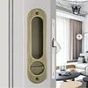 YOUTHUA Sliding Barn Door Locks Invisible Door Handle for Wooden Sliding Pocket Door Latch Furniture Hardware 17cm Door Locks