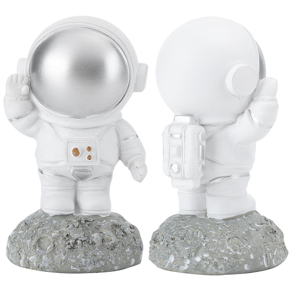 Resin Astronaut Statue Outer Space Toy Spaceman Desktop Decorations Office Ornaments
