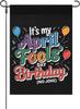 April Fool's Day Funny Borns On April 1st Joke Garden Ag 12x18 Double Sided Decorative Small Garden Ags For Outside LLO LLX
