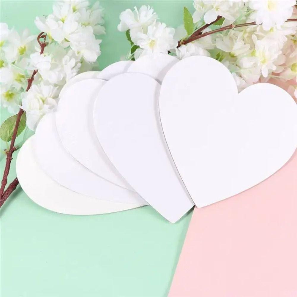 Cotton Heart-shaped Oil Canvas Love Drawing Board Picture Frame Painting Board  Painter