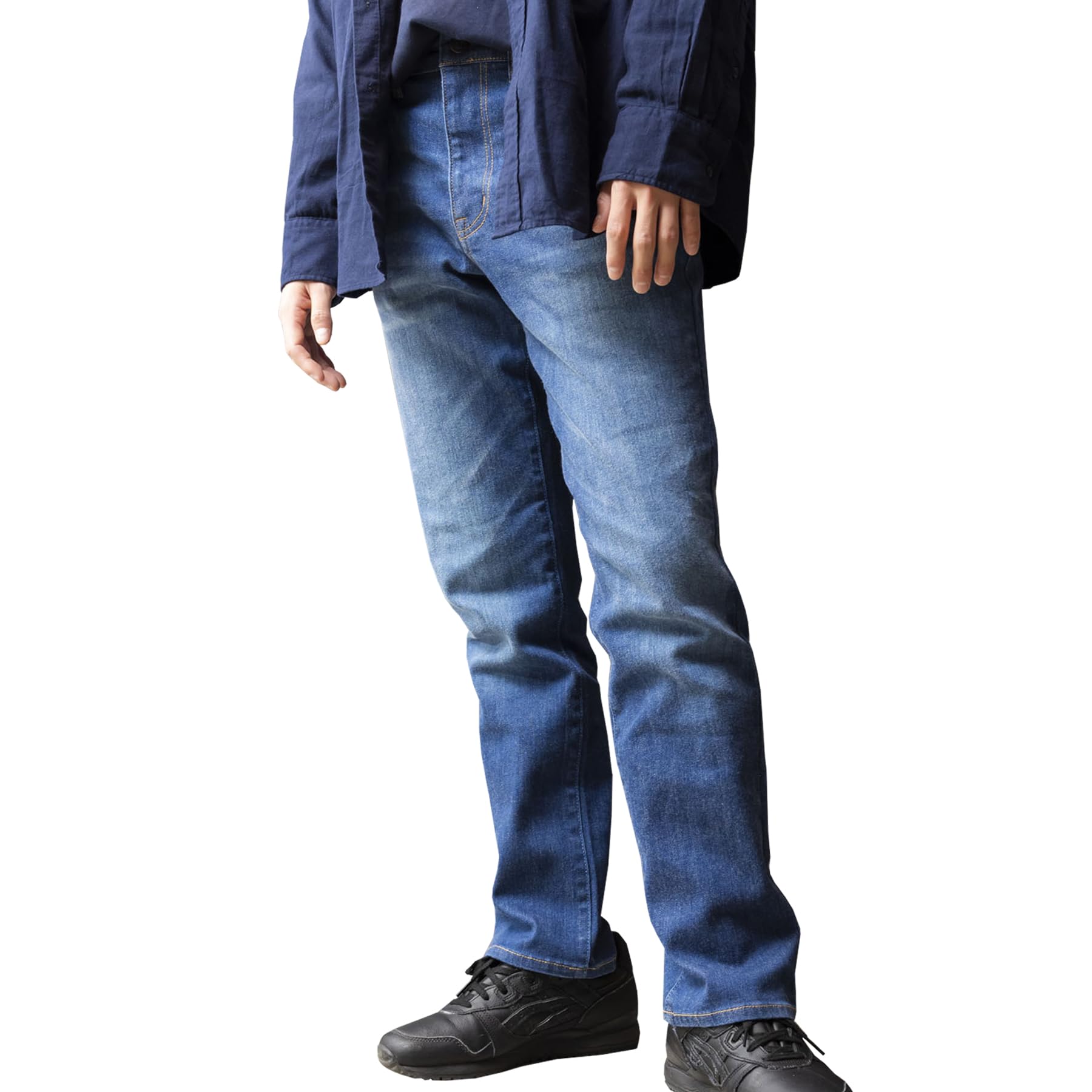 

Been Blue Natural Indigo Made with Okayama KUROKI Straight and Loose Available in Plus from Okayama Men s Jeans, Fabric, Stretch, Fit, Fit, Sizes,