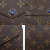 LOUIS VUITTON Portefeiulle Josephine Purse M60164 Three fold Brown Monogram canvas Women Used