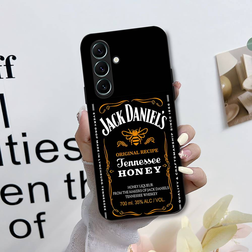 

Classic Whiskey Logo J-Jack D-DanielS Phone Case For Samsung S 24 Fe 25 Ultra Plus 20 Lite 21 30 22 23 24 22 Ultra 5G Fundas Samsung S24 ULTRA